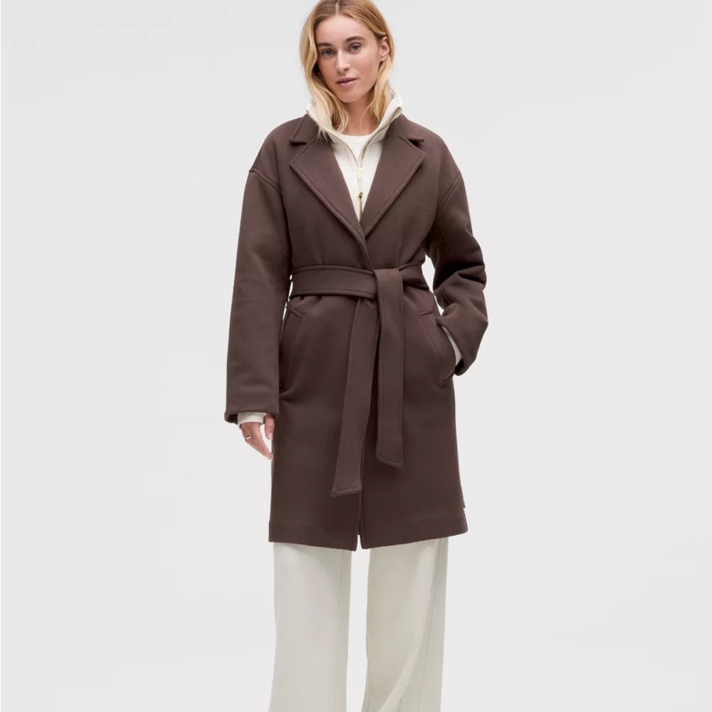 Lululemon belted fleece wrap coat NWT XS